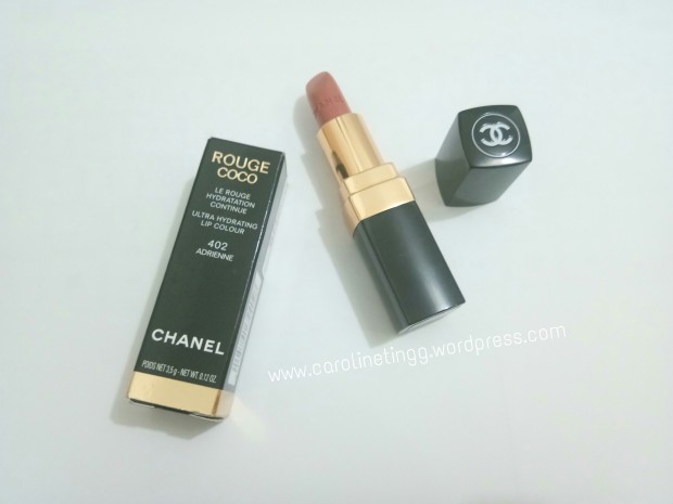 CHANEL Rouge Coco Ultra Hydrating Pink Peach Lipstick 402 Adrienne